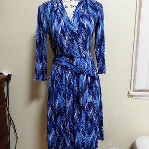 Liz Claiborne 3/4 Sleeve Midi Sheath Dress